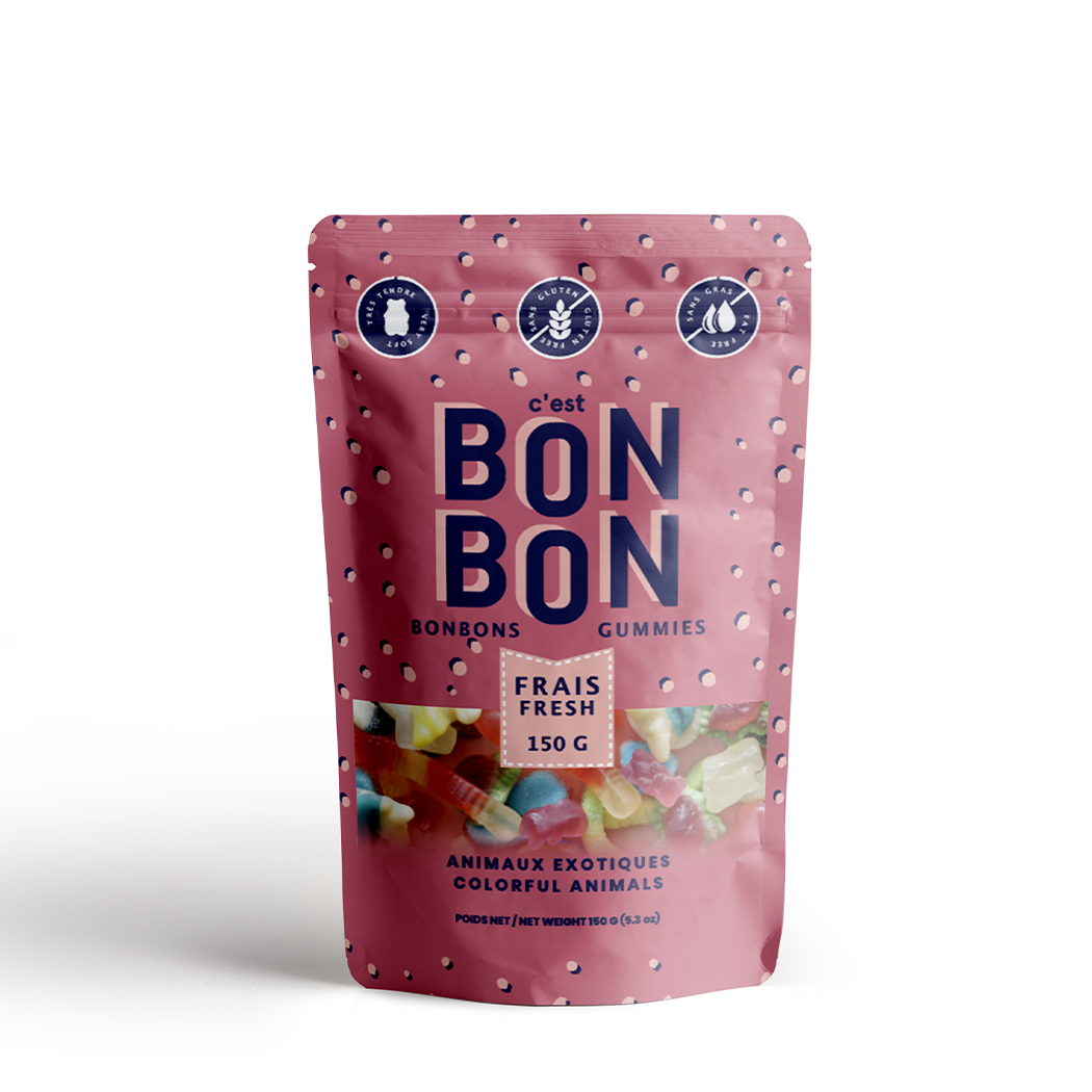 Colorful Animals - 150g – La boîte à bonbons