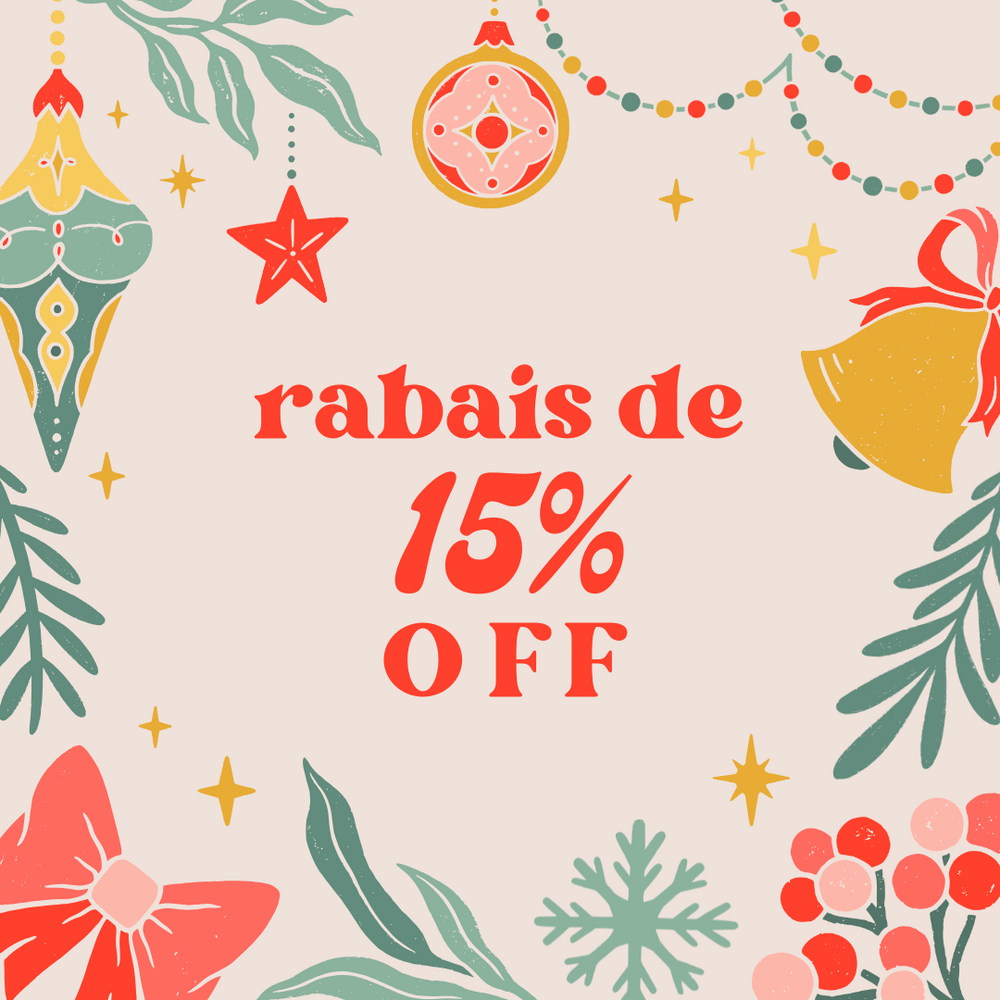 15% de rabais