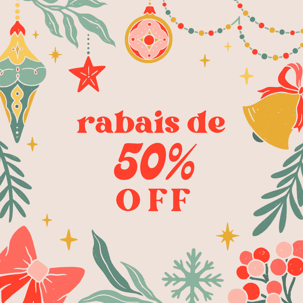 50% de rabais