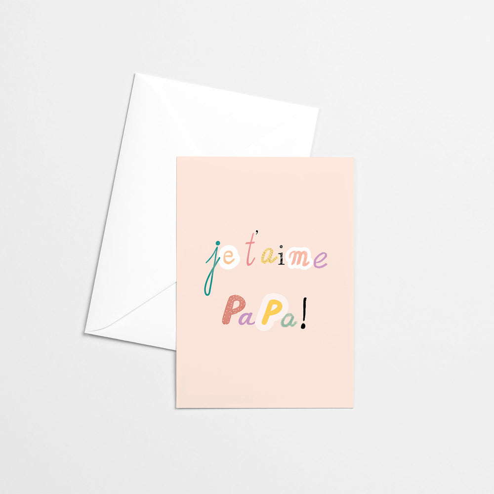 Card - I love you dad (FR)