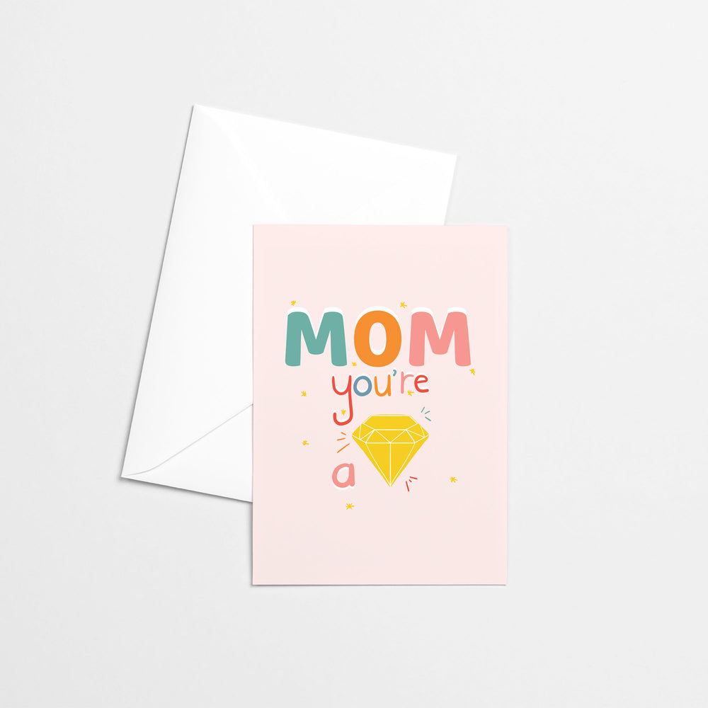 Carte - "Mom you're a gem"