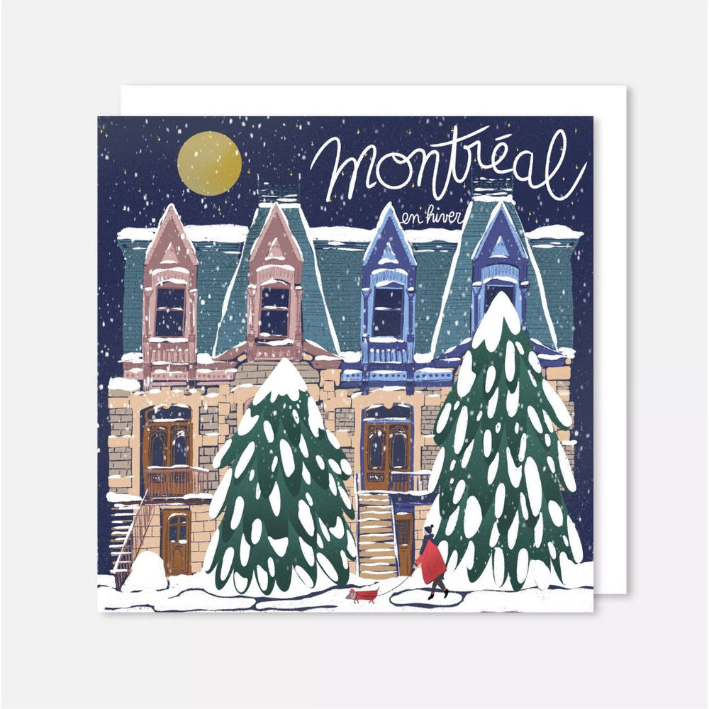 Card - Montreal in the Snow
