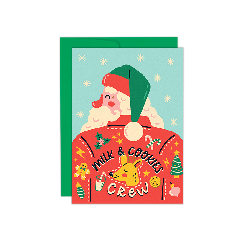 Card - "Milk & Cookies" - by Club Pastel