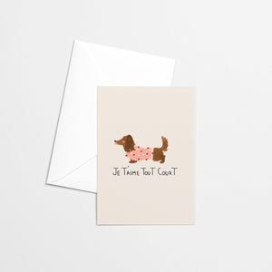 Card - I just love you!