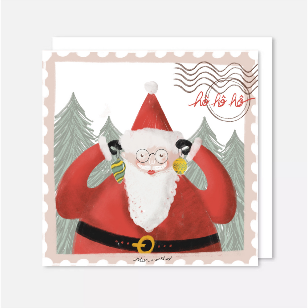 Carte - Père Noël Timbr(é)